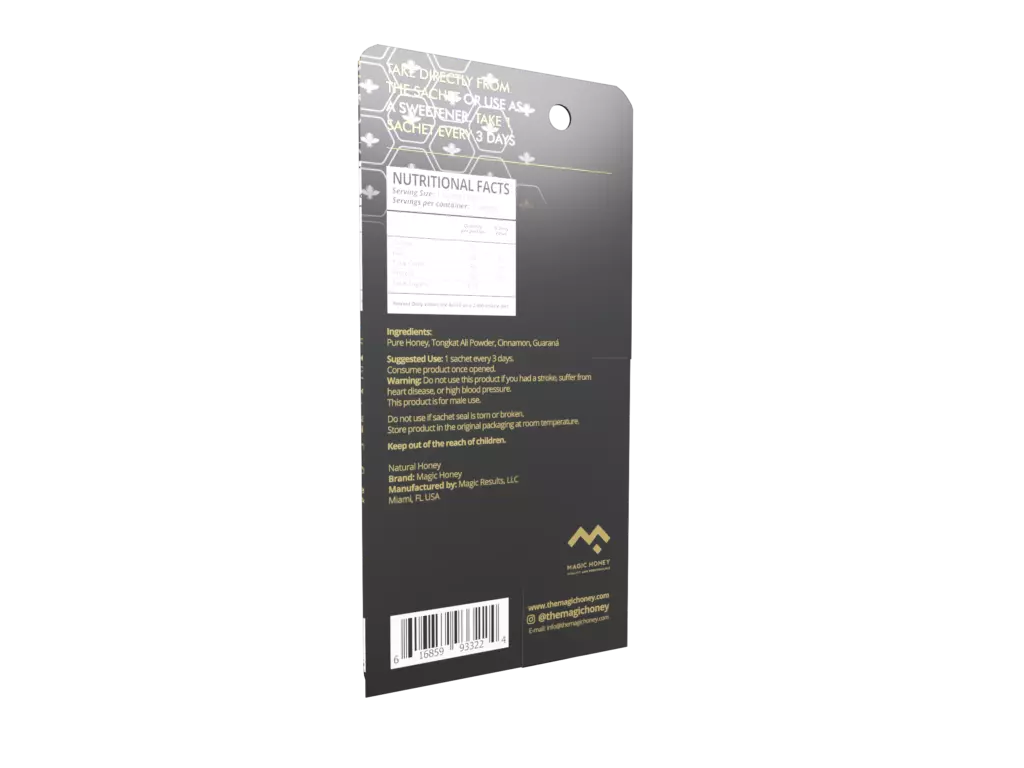 Magic Honey Blister – Box of 3 sachets (10 grams each)