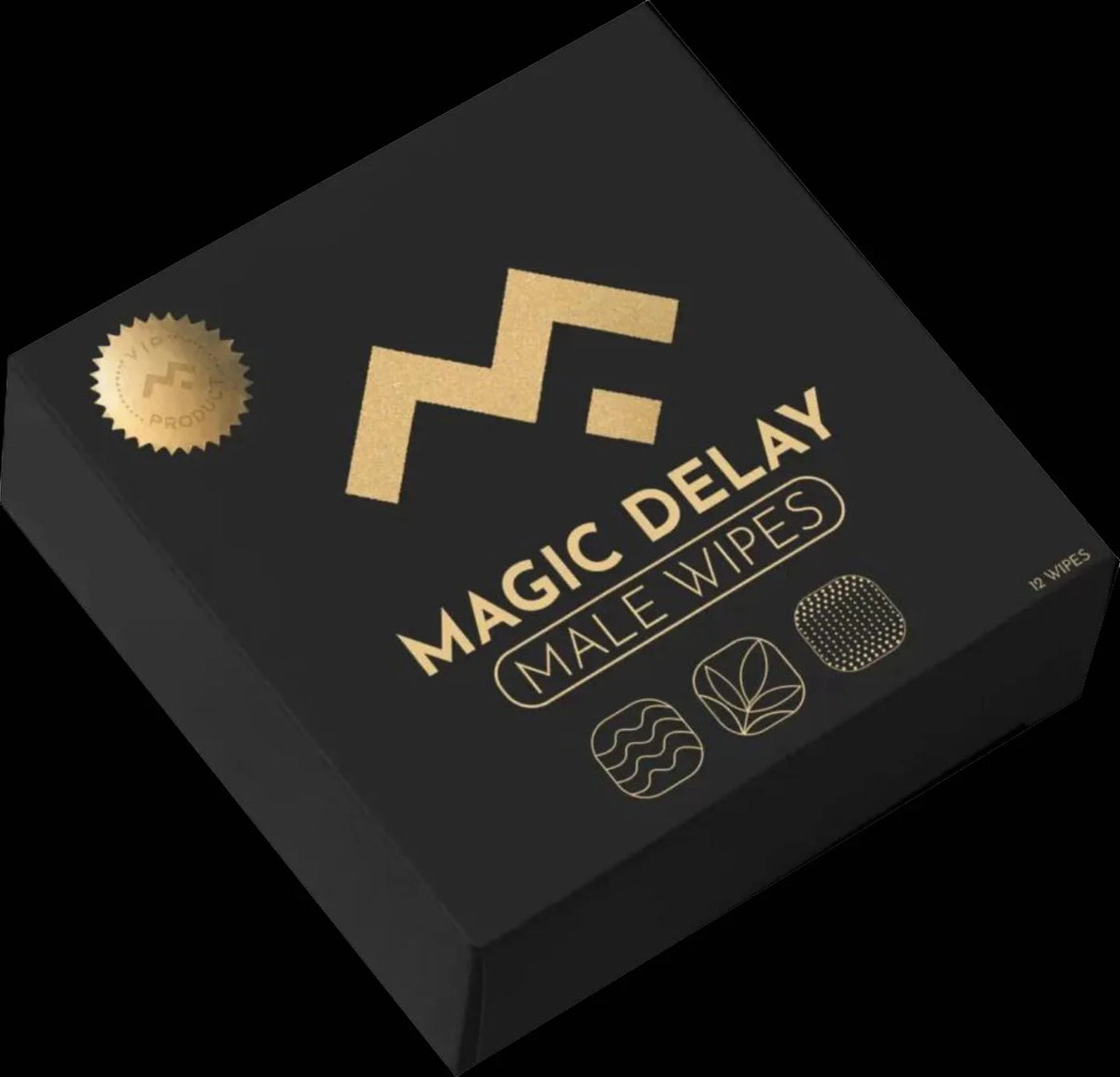 Magic Delay male wipes box, part of the Magic Duo