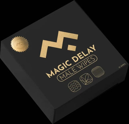 Magic Delay male wipes box, part of the Magic Duo