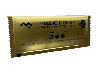 Magic Honey gold sachet, front